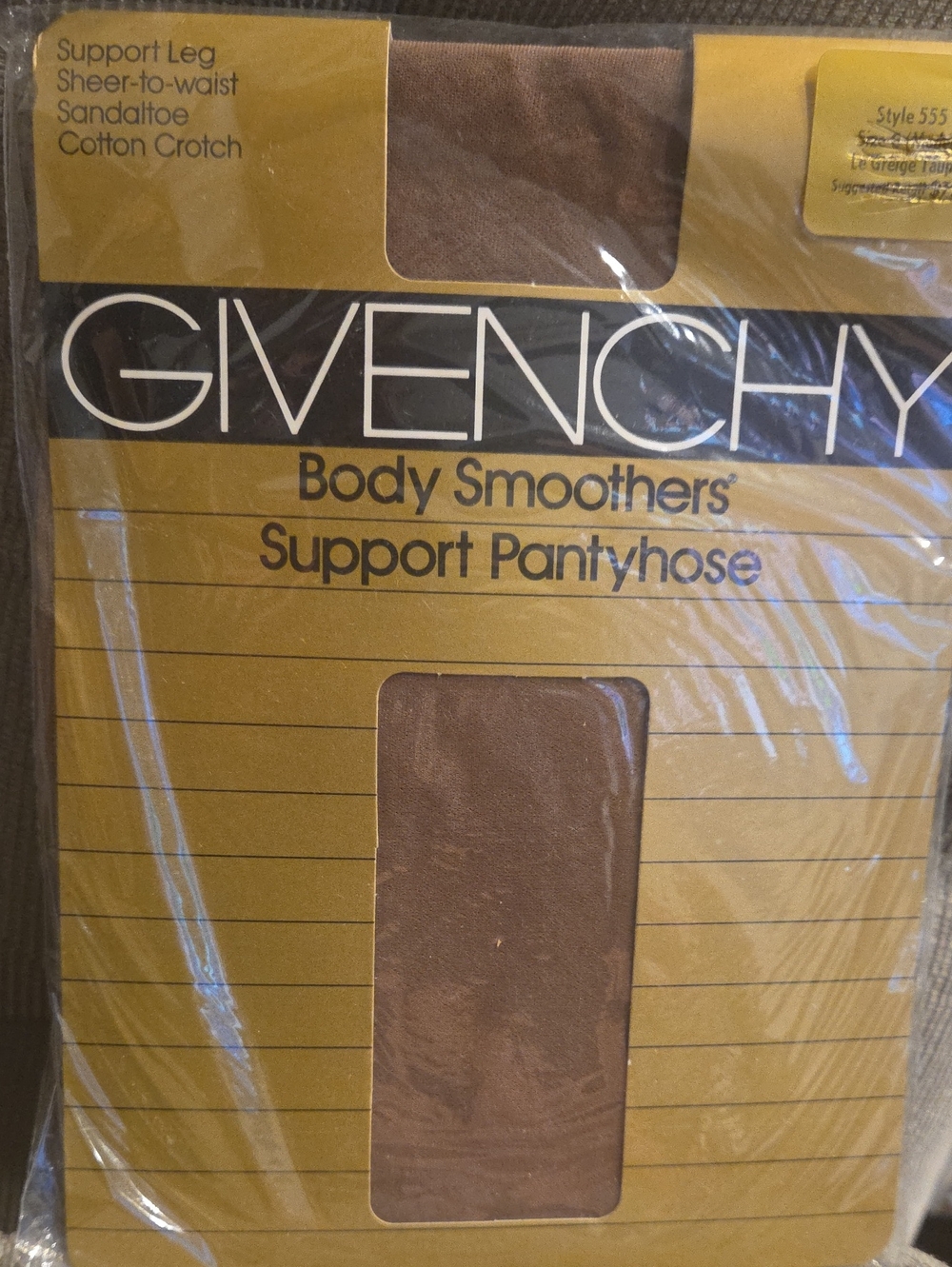 Givenchy Tan Body Smoothers Support Pantyhose